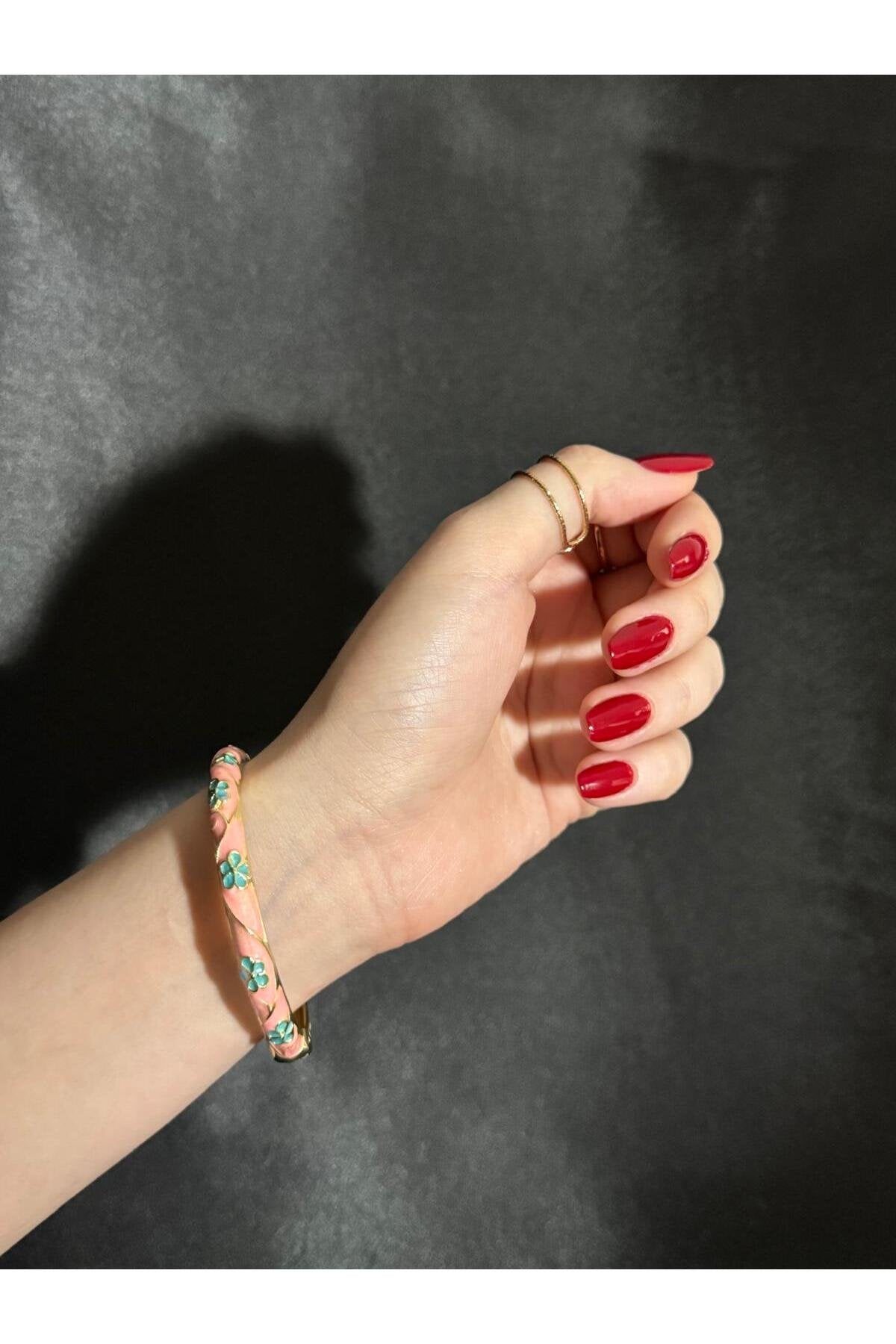 Mineli Taş Detaylı Bileklik