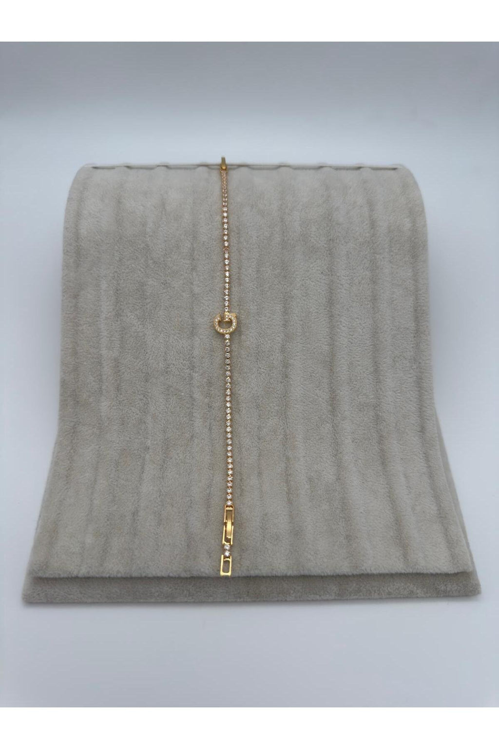 Gold Kaplama Su Yolu Harfli Bileklik