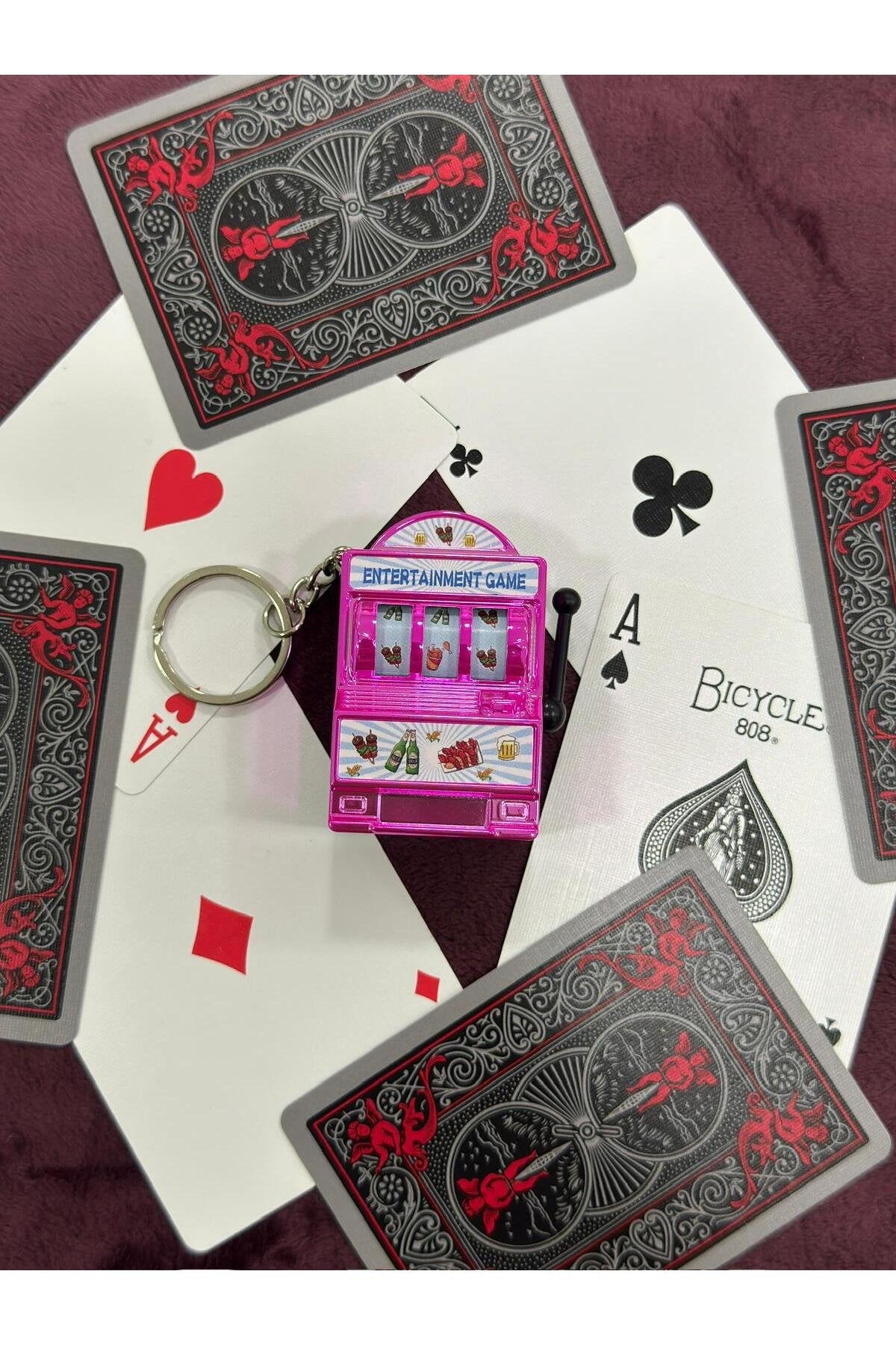 Dönen Mekanizmalı Slot Anahtarlık.