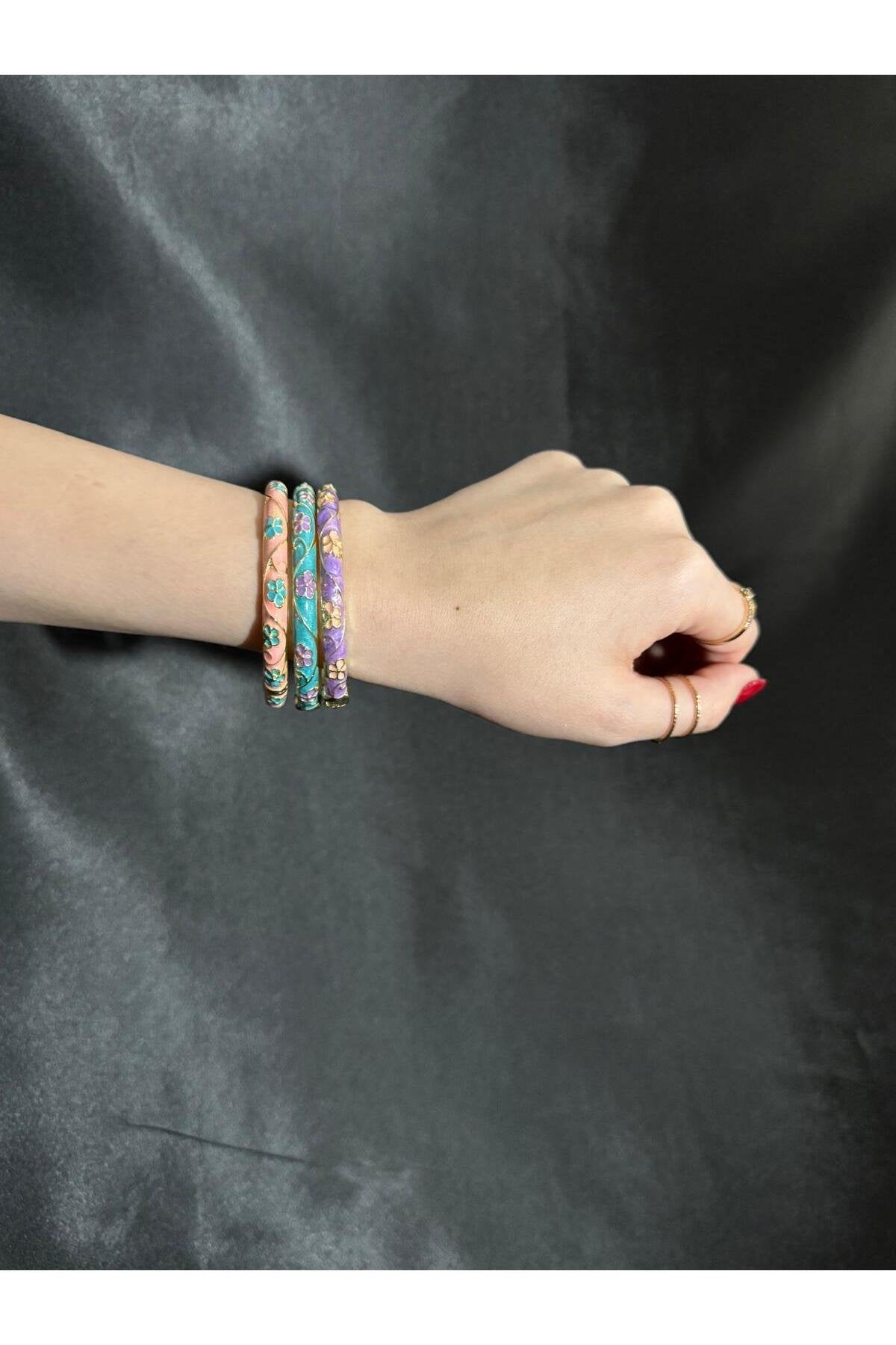 Mineli Taş Detaylı Bileklik