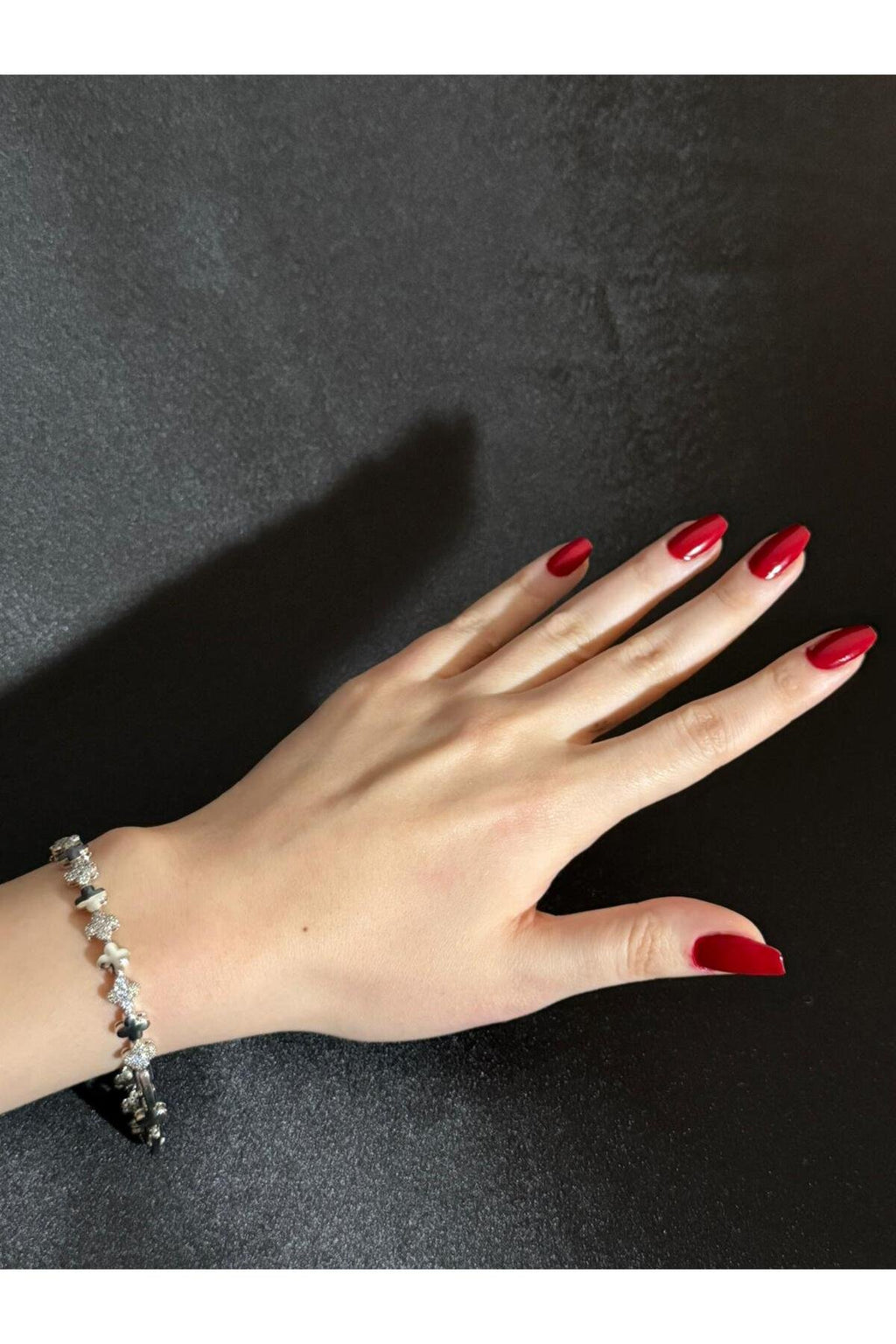 Sirena VIP Serisi - Zirkon Taşlı Gümüş Kaplama Yonca Model Paslanmaz Çelik Bileklik