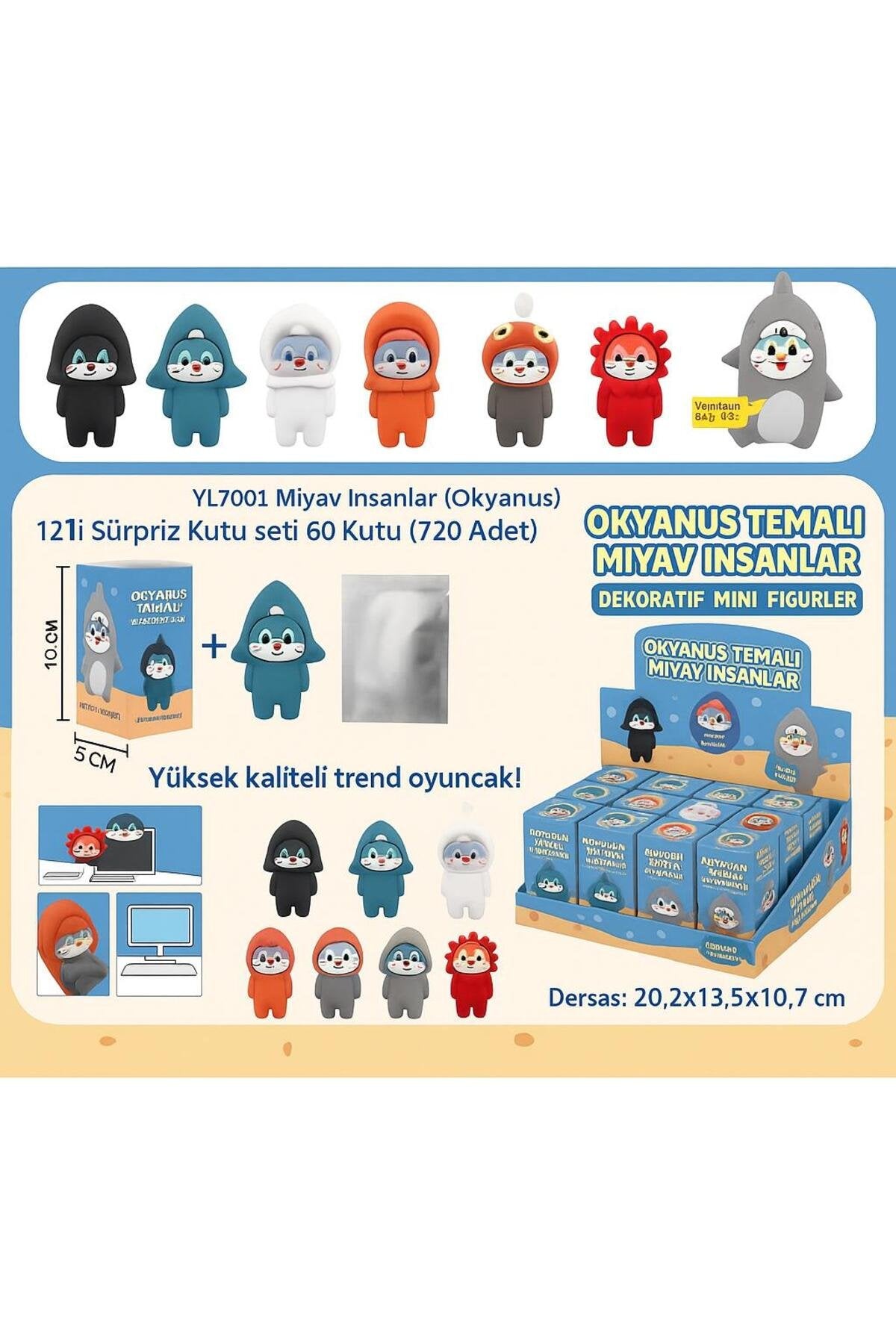 Sonny Angel Okyanus Serisi Aksesuar (Rastgele Gönderilecektir)