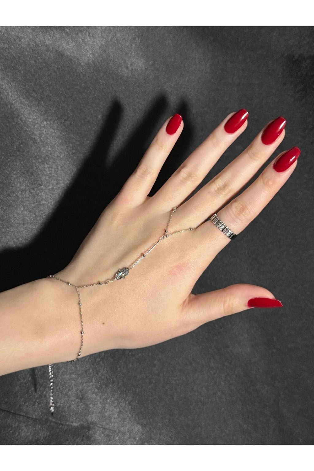 İstasyon Zincir Meryem Ana Hamsa Ayarlanabilir Şahmeran