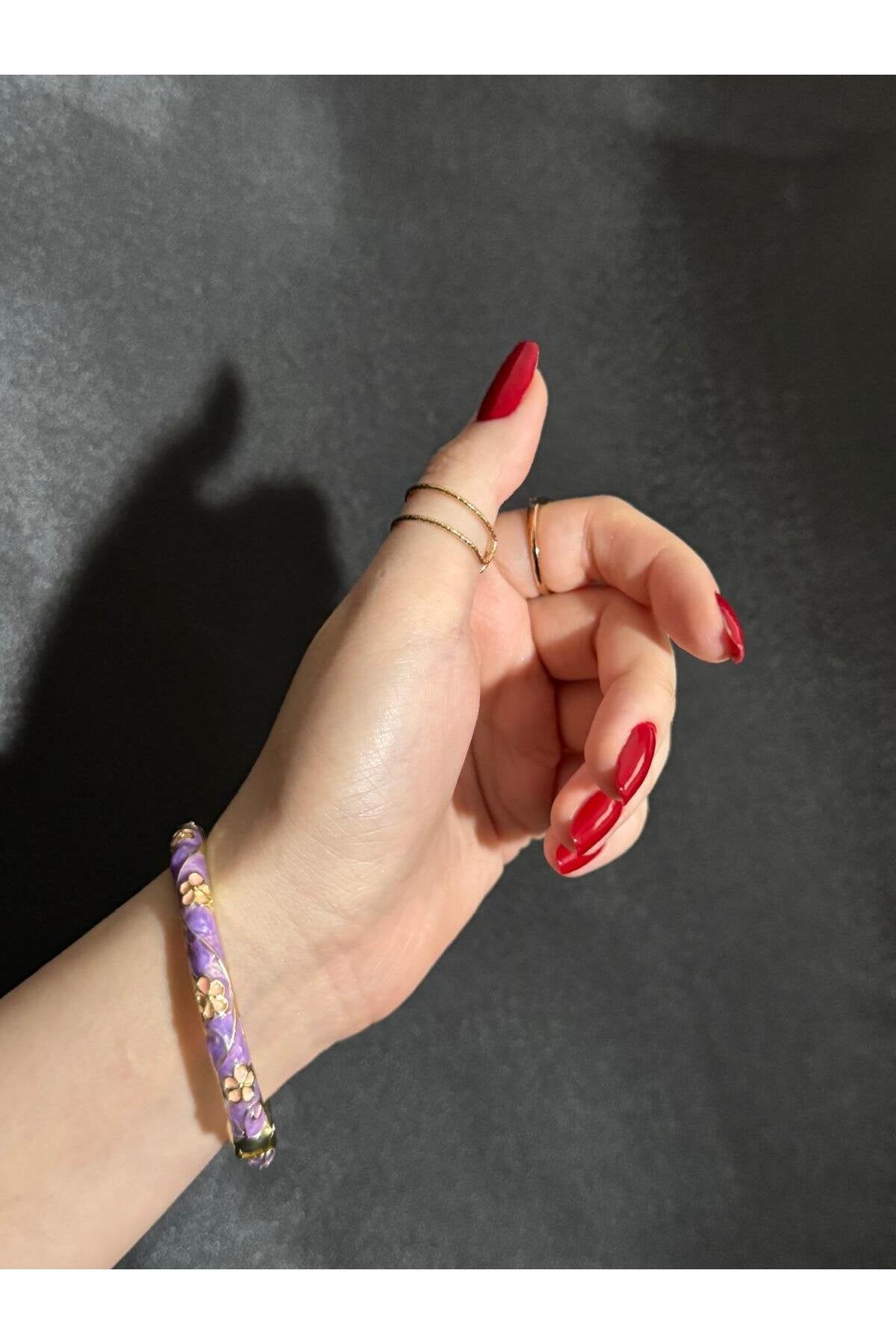 Mineli Taş Detaylı Bileklik