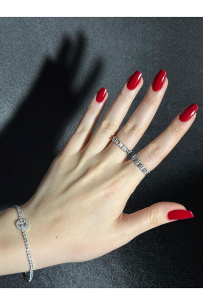 Gümüş Kaplama Su Yolu Harfli Bileklik