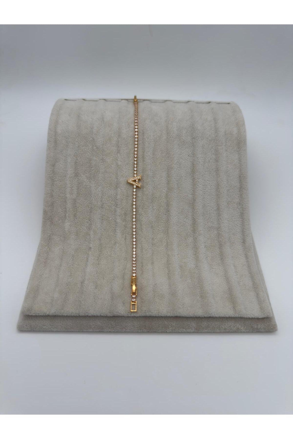 Gold Kaplama Su Yolu Harfli Bileklik