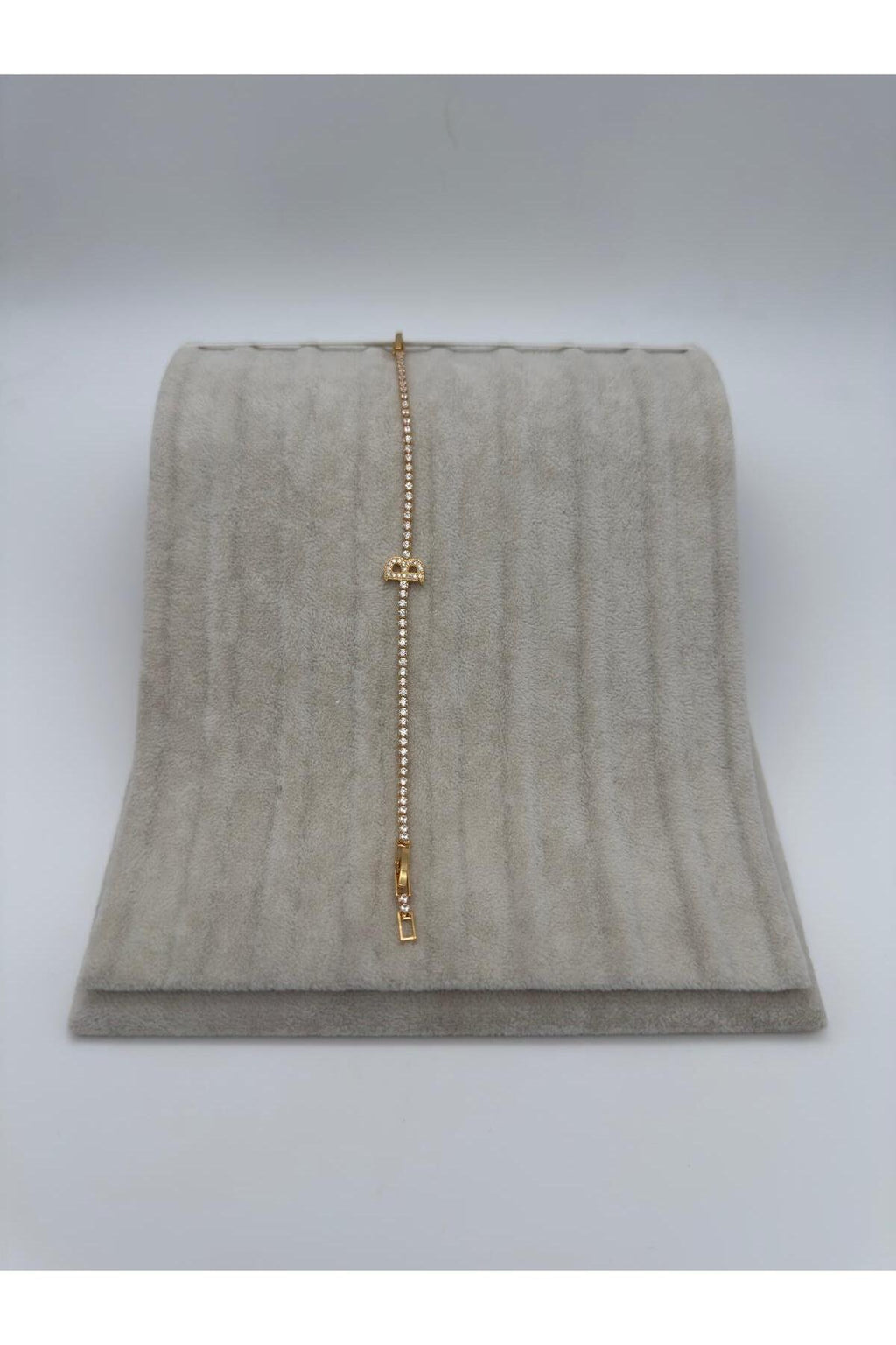 Gold Kaplama Su Yolu Harfli Bileklik