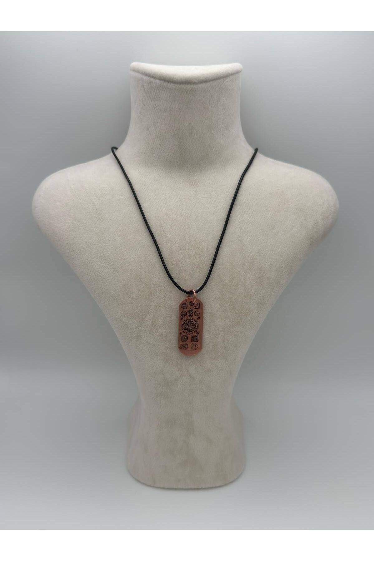 Zırh Dualı Bakır Kolye