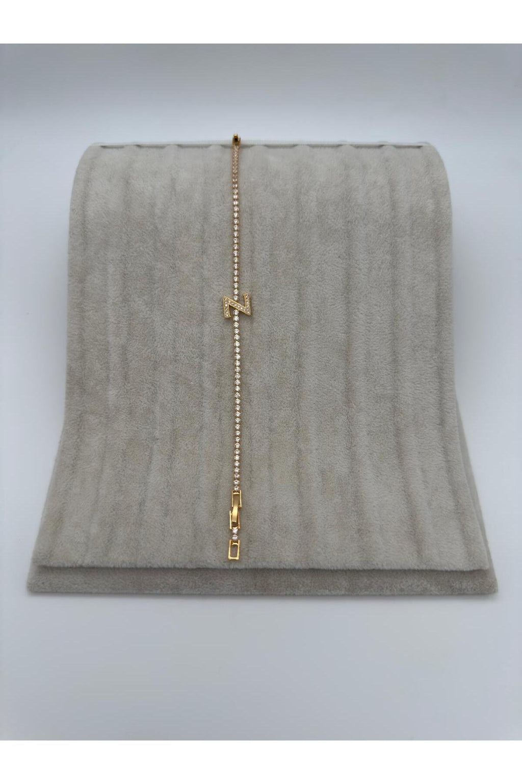 Gold Kaplama Su Yolu Harfli Bileklik