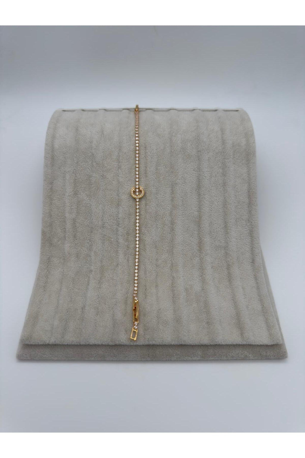 Gold Kaplama Su Yolu Harfli Bileklik