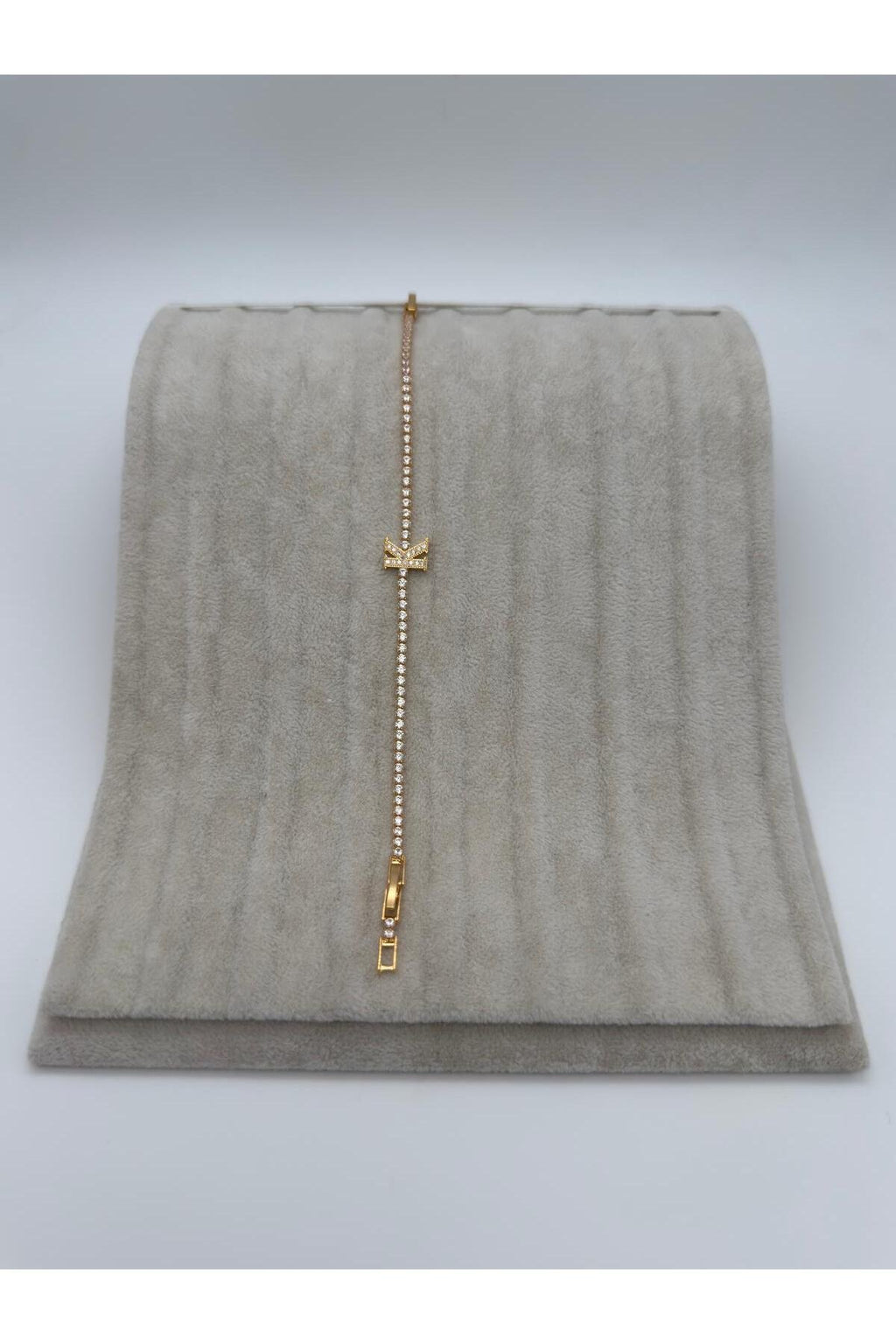 Gold Kaplama Su Yolu Harfli Bileklik