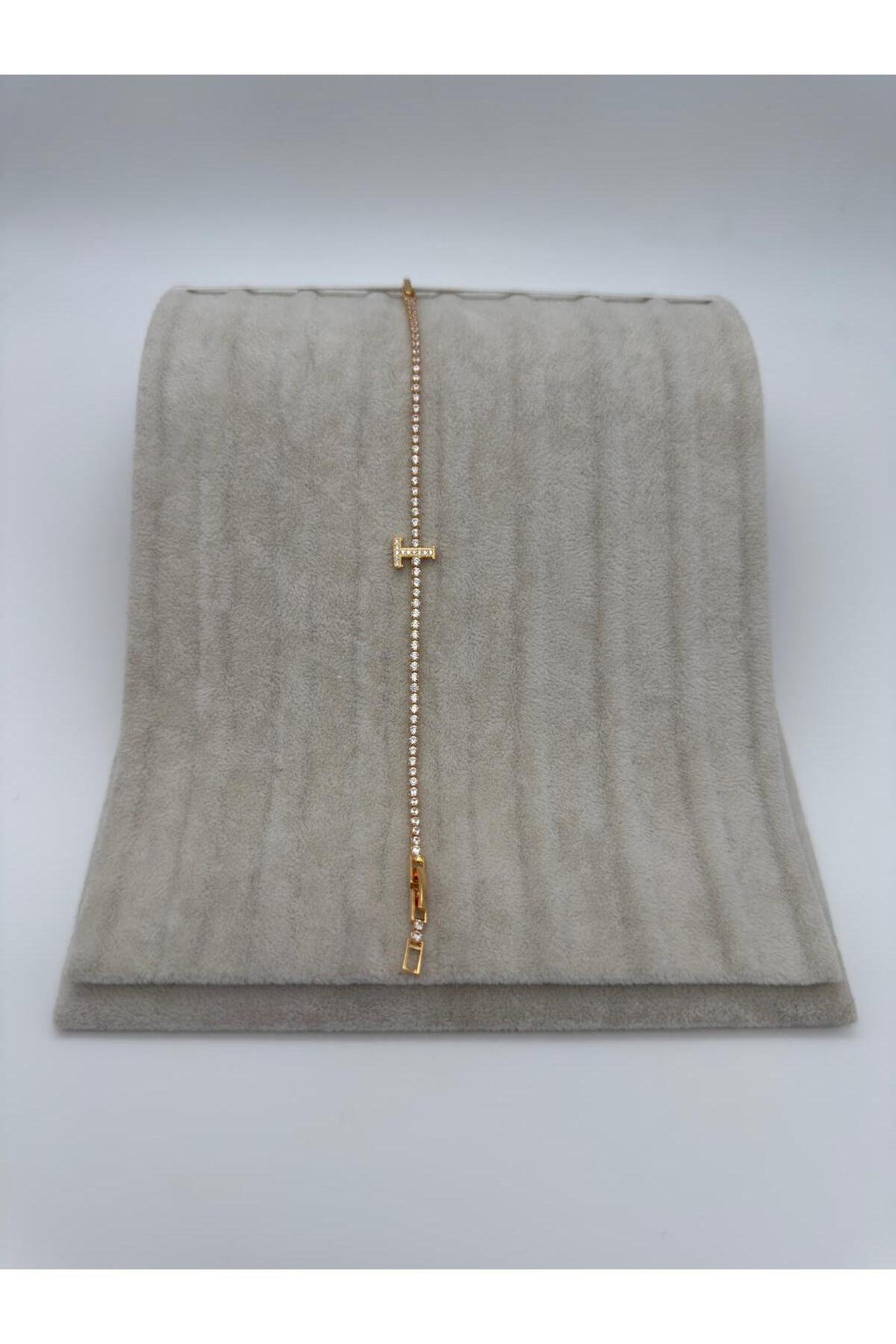 Gold Kaplama Su Yolu Harfli Bileklik